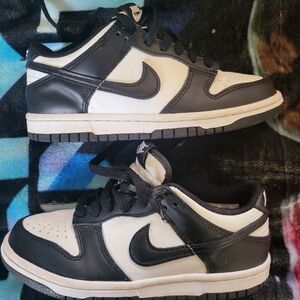 Black and White Nike Sneakers